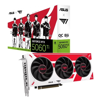 T1-RTX5060TI-O8G-GAMING ASUS T1 GeForce RTX 5060 Ti Graphics Card-General View