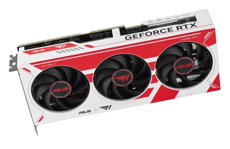 T1-RTX5060TI-O8G-GAMING ASUS T1 GeForce RTX 5060 Ti Graphics Card-LATERAL View