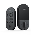 TP-Link Tapo DL100 - Cerradura Inteligente Wi-Fi, Teclado Numérico, Bluetooth, Control Remoto, Negro