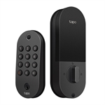 TP-Link Tapo DL105 - Cerradura Inteligente Wi-Fi, Lector de Huella Dactilar, Teclado Numérico, Bluetooth, Negro