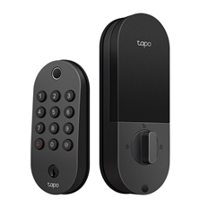 TP-Link Tapo DL105 - Cerradura Inteligente Wi-Fi, Lector de Huella Dactilar, Teclado Numérico, Bluetooth, Negro