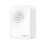 TP-Link Tapo H100 - Hub Inteligente con Timbre, Wi-Fi 2.4 GHz, Alarma de 90 dB, 19 Tonos, Hasta 64 Dispositivos