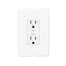 TP-Link Tapo P210M - Enchufe Inteligente Empotrable, 2 Salidas, Monitorización de Energía, Matter, Wi-Fi 2.4GHz, Blanco