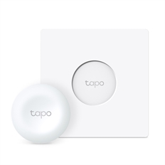 TP-Link Tapo S200D - Botón Regulador de Intensidad Inteligente, Blanco, Inalámbrico, con Placa de Pared