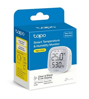 Tapo T315 Monitor Inteligente de Temperatura y Humedad-Vista Caja