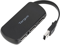 Targus ACH114US - USB Hub, 4 Ports, USB 2.0, 480Mbps