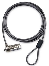 Targus  - DEFCON T-Lock Resettable Combo Cable Lock, Kensington Slot, 1.5 m, Black