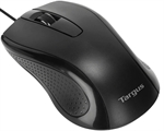 Targus AMU81USZ  - Mouse, Cableado, USB, Óptico, 1000 dpi, Negro