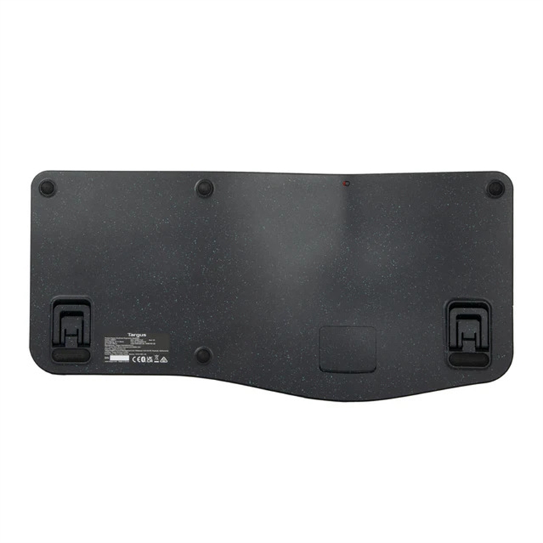 Vista posterior del teclado inalámbrico ergonómico y sostenible Targus EcoSmart