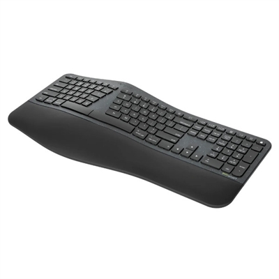 Teclado inalámbrico ergonómico y sostenible Targus EcoSmart  Vista lateral