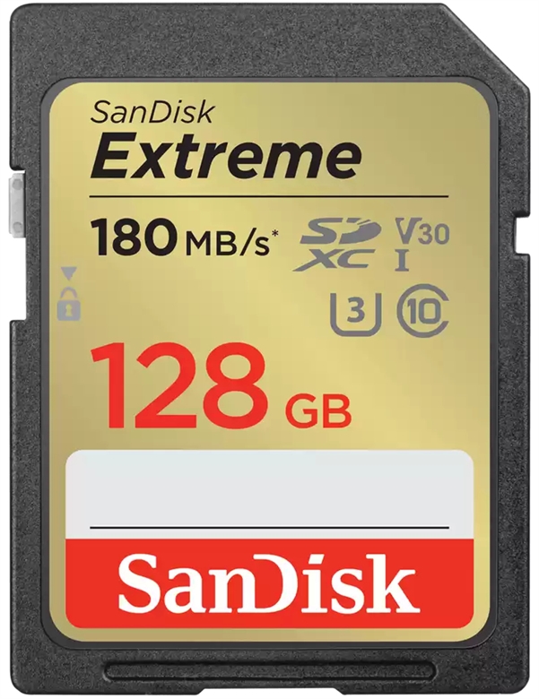 Tarjeta SanDisk Extreme SD 128GB