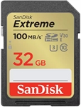 SanDisk Extreme - Memoria SD, 32GB, Clase 10