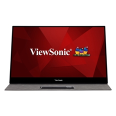 ViewSonic TD1655  - Monitor, 15.6", Full HD 1920x1080p, IPS LED, 16:9, 75Hz Refresh Rate, Touch, Mini-HDMI, USB-C, Speakers, Silver