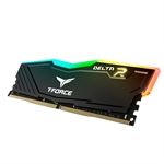 TEAMGROUP DELTA RGB BLACK - Módulo de Memoria RAM, 8GB(1x 8GB), 288-pin DDR4 DIMM, para PC de Escritorio, 3200MHz, CL16