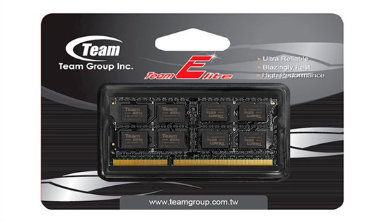 TeamGroup Elite DDR3 - RAM SODIMM TED3L4G1600C11-S01 box view