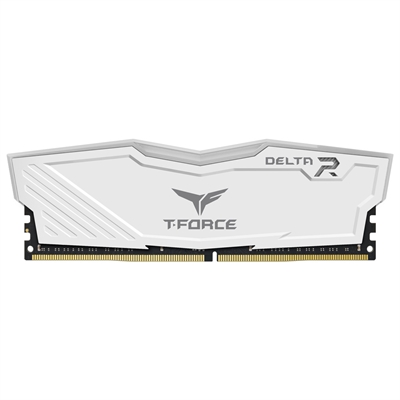 TEAMGROUP T-Force Delta RGB DDR4 White - RAM Intel XMP front view