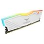 TEAMGROUP T-Force Delta RGB DDR4 White - RAM Intel XMP lateral view