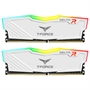 TEAMGROUP T-FORCE DELTA RGB White - RAM TF4D416G3600HC18JDC01 front view