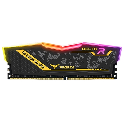 TEAMGROUP T-Force Delta TUF Gaming Alliance RGB DDR4 - RAM FRONT VIEW