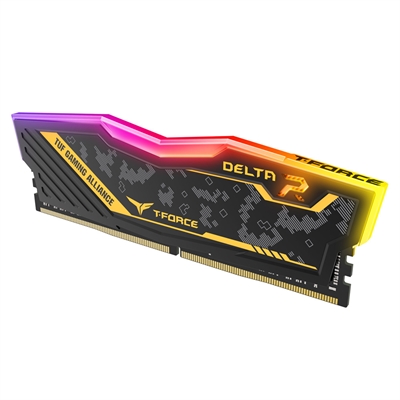 TEAMGROUP T-Force Delta TUF Gaming Alliance RGB DDR4 - RAM SIDE VIEW