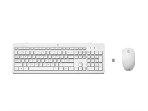HP 230 - Keyboard & Mouse Combo, White, Wireless, USB, Spanish