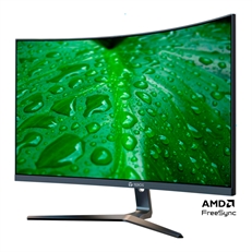 Teros TE-3250S - Monitor Curvo, 31.5", QHD 2560 x 1440, VA, Tiempo de Refresco 75Hz, HDMI, DisplayPort, Negro