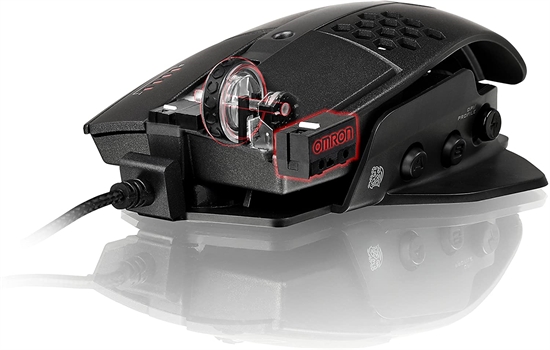 Thermaltake Level 10 M Advanced Wired Mouse Front Fire Button View