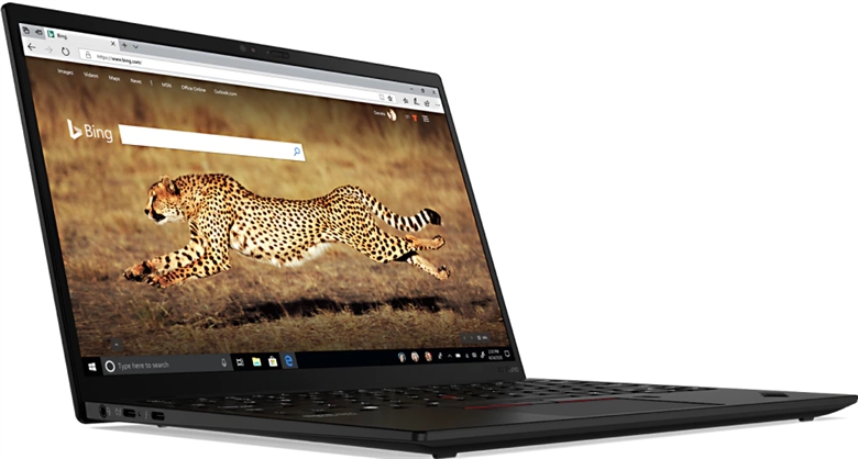 ThinkPad X1 Carbon Gen 9 isometric front view