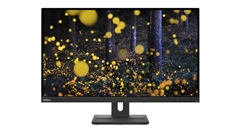 Lenovo ThinkVision E27q-20 - Monitor, 27", QHD 2560x1440, WLED, 16:9, Tiempo de Refresco 75Hz, HDMI, DisplayPort, Cuervo Negro
