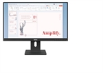 Lenovo   - ThinkVision E24-40 - Monitor de 23,8" FHD 1920 × 1080, IPS, 100 Hz, HDMI, DisplayPort, VGA, altavoces integrados, ajuste de altura, color negro.