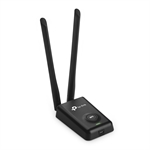 TP-Link TL-WN8200ND - Adaptador de Red Inalámbrico USB, Wi-Fi 4, 300Mbps, 2.4GHz, USB 2.0, 2 Antenas Desmontables de 5dBi