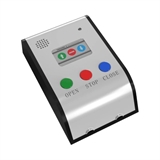 Hikvision TMG080-3 - Botonera Manual para Barrera Vehicular, 3 Botones, Gris