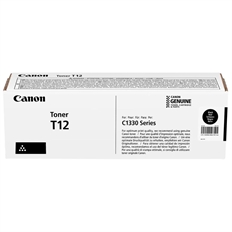 Canon T12 - Black Toner Cartridge, 1 Pack