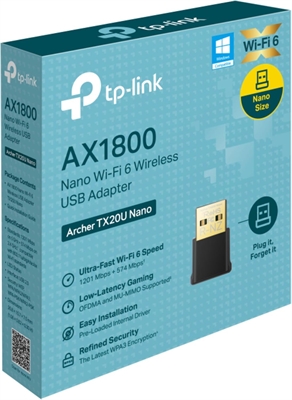 TP-Link Archer TX20U Nano - Wireless USB Adapters box view