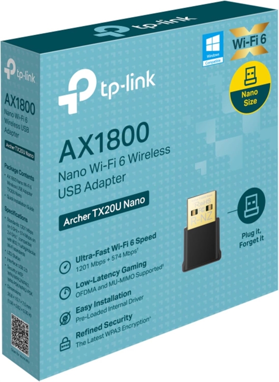 TP-Link Archer TX20U Nano - Wireless USB Adapters box view