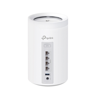 TP-Link BE11000 Whole Home Mesh WiFi 7 System - Mesh deco be65 2-pack back view