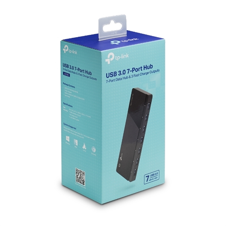 TP-Link Port Hub UH700 Multiport Adapter Black box view
