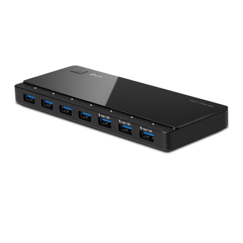 TP-Link Port Hub UH700 Multiport Adapter Black front view