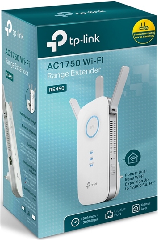 TP-Link RE450-Wi-Fi range extender-Wi-Fi 52 4 GHz 5 GHz Box View 5