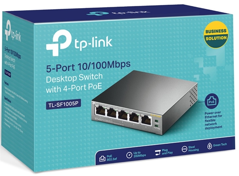 TP-Link TL-SF1005P - Switch package view