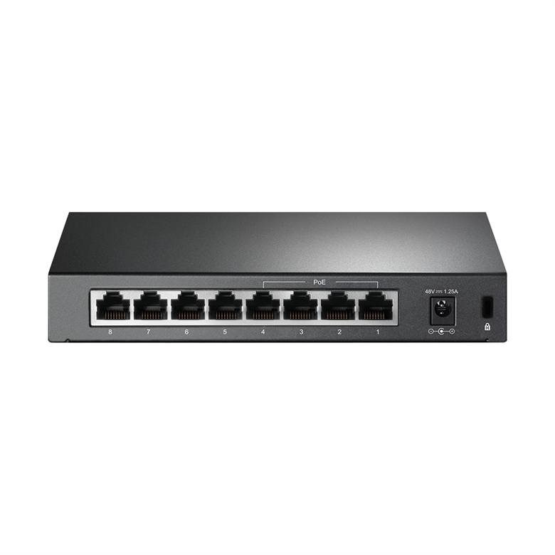 TP-Link TL-SF1008P - Switch ports view