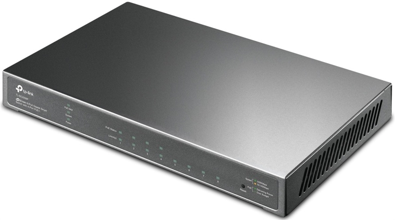 TP LINK TL-SG2008P VISTA DE LADO