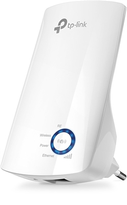 TP-Link TL WA850RE Range Extender Single Band 2 4GHz 300Mbps View Front Right