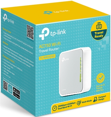 TP-Link Travel Router TL-WR902AC box view