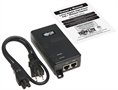 Tripp Lite NPOE-30W-1G Active PoE+ Injector Package Contents