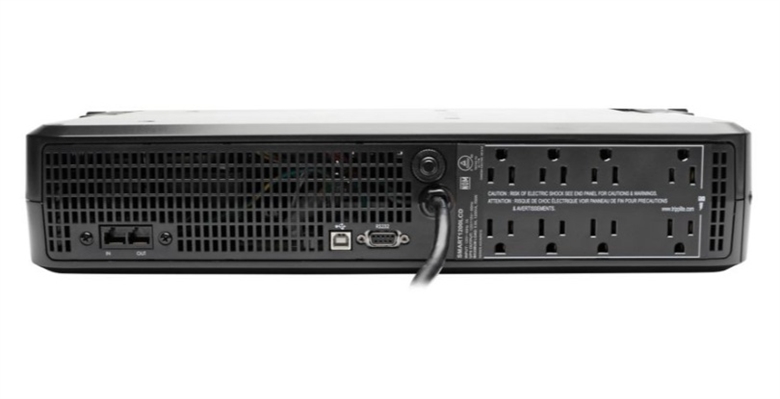 Tripp Lite SMART1500LCD Black-UPS Line Interactive 1500VA 2U Rack-Tower-Back View