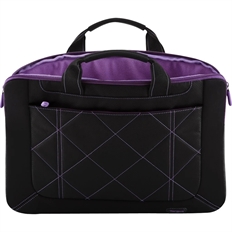 Targus TSS57401US - Funda para Laptop 16", Neopreno, Asas de Transporte, Negro y Púrpura