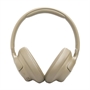 Tune 730BT Wireless Over-Ear Headphones Beige - front View