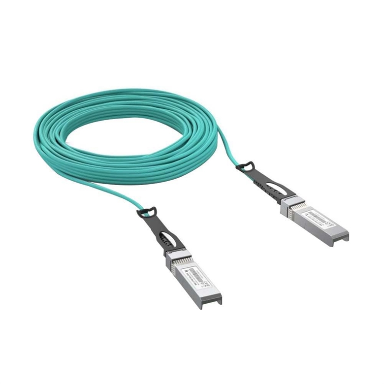 Ubiquiti 25G Long-Range Direct Attach Cable uacc-aoc-sfp28-20m side view