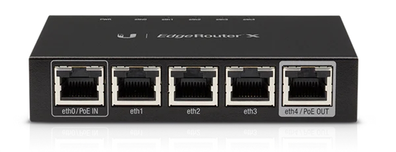 Ubiquiti EdgeRouter x front view